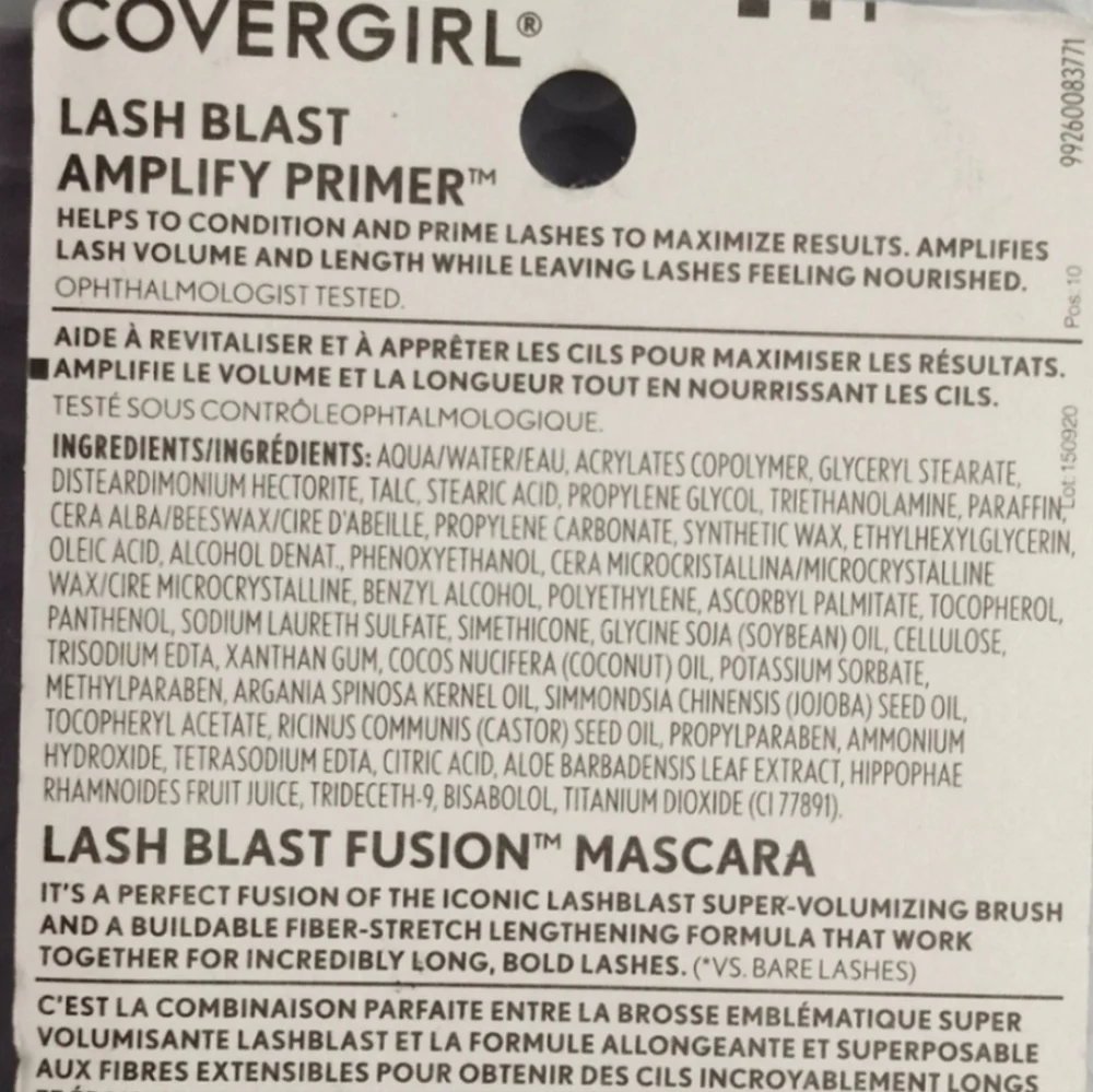 COVERGIRL Lash Blast Primer & Mascara - Very Black